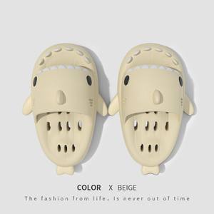 Adultes mignon drôle été maison EVA doux nuage requin diapositives pantoufles pour hommes femmes - Product Image 6