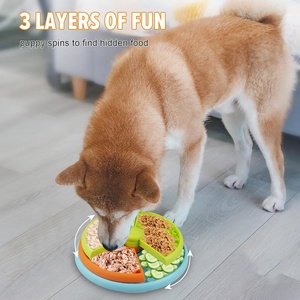 Ciotola per Cani a 3 Livelli Anti-<span class=keywords><strong>Vomito</strong></span>, Riduce L'Innoio e L'Ansia, Mangiatoia Interattiva Antiscivolo a Puzzle per Cani - Product Image 4