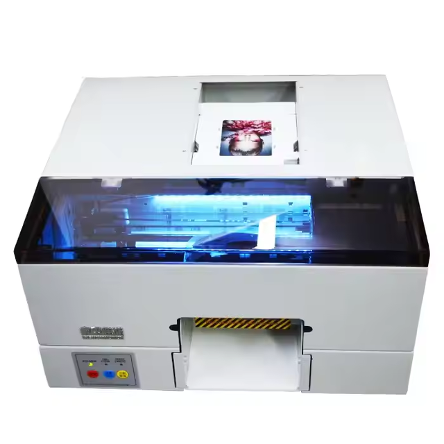 High Speed PVC Card Printer for ID Badge Credit Card Printing with Dual Sided Color Printing