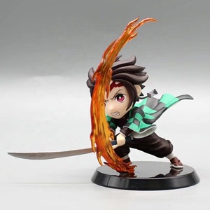 Demon Slayer Anime Battle Q Version Flame Tanjiro Model <b>Toy</b> Plastic Figure Ornament in Color <b>Box</b> Packaging Wholesale ODM Model - Product Image 5