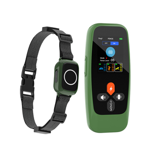 <span class=keywords><strong>Collar</strong></span> de descarga eléctrica recargable a prueba de agua para perros grandes y pequeños, dispositivo de entrenamiento de perros con Control remoto, anillo antiladridos de plástico - Product Image 1