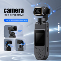 Kamera Portabel 4K Sudut Lebar 130 WiFi dengan Sensor CMOS dan Apertur F2.0 Cocok untuk Perekaman dan Perjalanan Kamera Saku