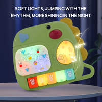 Zhorya Baby Sensory Toy Mini Dinosaur Keyboard Musical Cartoon Piano Instrument Education Toys
