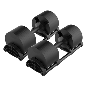 Juego de Mancuernas Ajustables con Peso de 5-80 Libras, de Aluminio, para Entrenamiento de Fuerza en Casa - Product Image 2