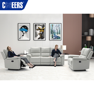 <span class=keywords><strong>MANWAH</strong></span>-sofá reclinable de cuero para sala de estar, moderno, 3 asientos, Manual, oferta - Product Image 3