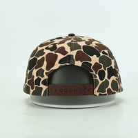 Tissé Patch Logo Chapeau Plat Bord Vintage 5 Panneau Personnalisé Gorra Rope Camo Snapback Caps