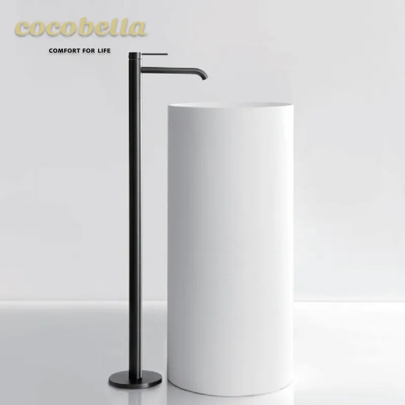 真鍮製床自立型シャワータップ自立型浴槽蛇口浴槽ミキサー