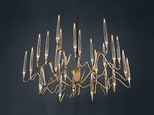 Luce moderna di lusso arte postmoderna classico <span class=keywords><strong>candelabro</strong></span> lampadari per soggiorno appeso installazione a forma lunga lampada centrale - Product Image 2