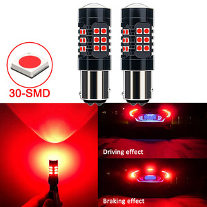 Ampoules LED de voiture 12V/24V 5W pour clignotants, feux de recul, feux arrière, projecteurs, 1157 T20 T25 3030 30SMD, feux de marche arrière BA15S BAU15S BA15D - Product Image 6