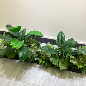 Cây cỏ nhân tạo màu xanh lá cây Mô phỏng cây nhựa thân thiện với môi trường Sắp xếp trang trí bằng nhựa thân thiện với môi trường 130cm để sử dụng trong tiệc cưới tại nhà - Product Image 2