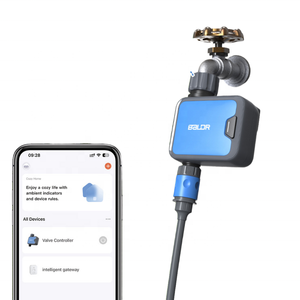 Minuterie de tuyau d'arrosage intelligent WiFi 2 zones 2 sorties Système d'irrigation automatique Contrôle par application Mode brume Arrosage par pluie Matériel plastique - Product Image 4