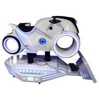 Équipement de boîte VR de parc d'attractions, réalité virtuelle, simulateur de conduite de moto, Machine 9D Vr, prix de la machine de jeu de moto