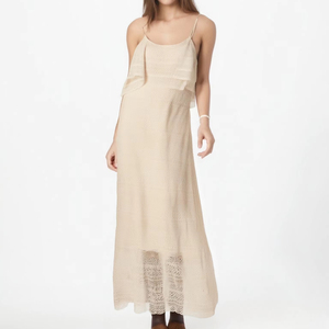 Bayan keten elbiseler giyim üreticileri Ropa De Mujer bayan giyim elbiseler kadın kolsuz elbiseler - Product Image 1