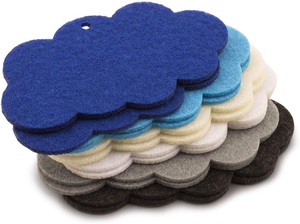 Décoration murale moderne en feutre polyester pour chambre d'anniversaire, faible MOQ - Product Image 3