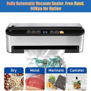 Sellador al vacío automático portátil, máquina de envasado al vacío de mano multifuncional eléctrica para aperitivos de carne, almacenamiento de alimentos secos/húmedos - Product Image 2