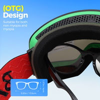 Vente directe du fabricant Revêtement anti-rayures Lunettes de sport Apparence légère Lunette horizontale Conception Extérieur Applicable