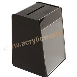 Urna acrílica grande personalizada/caja de sugerencias con soporte para folleto/caja de acrílico decorativa para donar dinero caja acrílica de caridad/caja de donación - Product Image 1