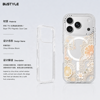 Coque de téléphone magnétique antichoc de haute qualité avec logo personnalisé et impression UV, cadre d'appareil photo amovible, coque arrière pour iPhone 18 17 Pro Max