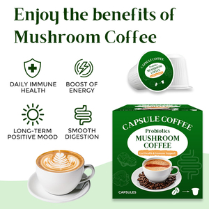 OEM miễn dịch hỗ trợ cà phê vỏ vừa rang Chaga Thổ Nhĩ Kỳ đuôi Probiotic nấm cà phê k ly - Product Image 6