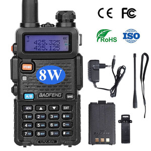 <span class=keywords><strong>Baofeng</strong></span> UV 5R UV5R 8W Yetişkinler İçin Telsiz, Otel Restoran Malzemeleri UHF VHF Çift Bantlı Telsiz, CE FCC Rohs Sertifikalı - Product Image 1