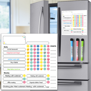 Từ khô xóa việc vặt biểu đồ thiết lập nhiều trẻ em-một việc vặt biểu đồ khô xóa Pad tạp hóa bảng-Biểu đồ hành vi cho nhiều trẻ em - Product Image 4