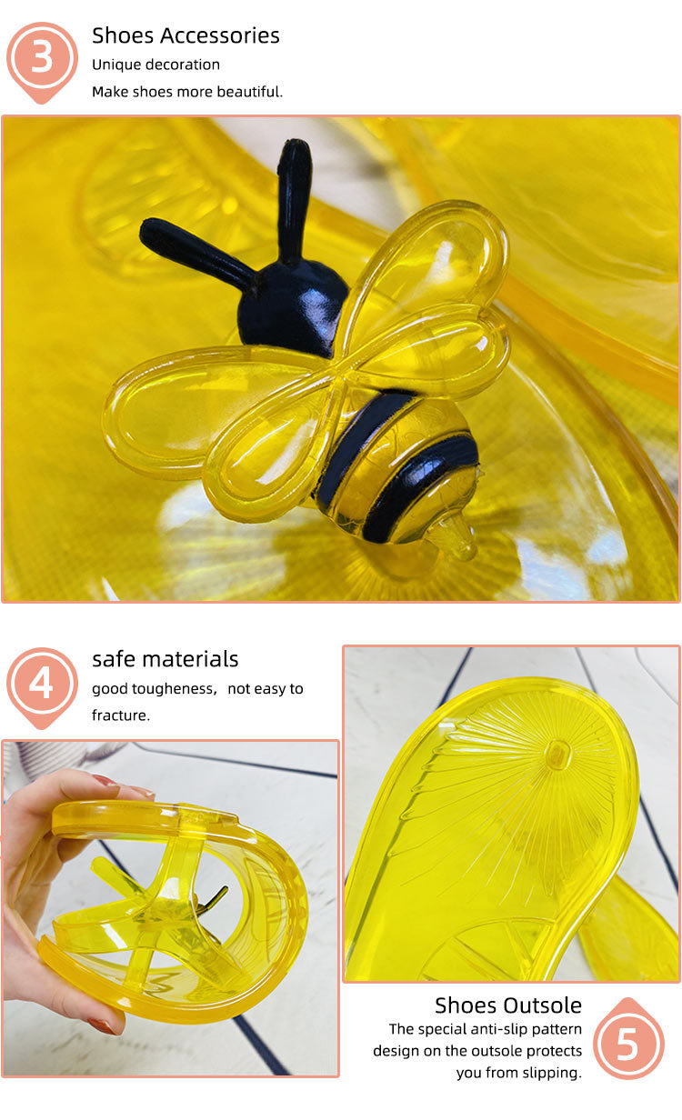 Custom Fruit Sandals Women's Non-slip Soft Bottomed Jelly Sandals Pineapple Beach Shoes