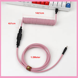 टाइप c से सी गेमिंग केबल यूएसबी सी कूल्ड केबल यूएसबी कोएल्ड कीबोर्ड के लिए जीक्16 एविएटर - Product Image 2