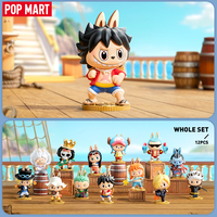100% officiel POP MART le monstre Popmart Labubu X One Piecee série boîte aveugle figurine à collectionner jouet enfants poupées