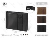 Portafoglio da Uomo in Vera Pelle con Chiusura a Soffietto, Ideale come Regalo - Product Image 1