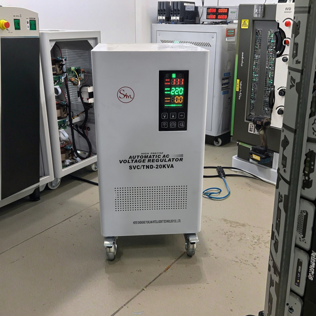 Tnd-30kva High Precision Single Phase Automatic Stabilizer 220v Lcd Display Household High-power Voltage Regulator Svc Tnd Use