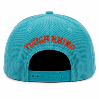 Casquette de baseball en velours côtelé à calotte haute en gros, personnalisable, automne-hiver, avec logo brodé 3D et visière incurvée, style snapback