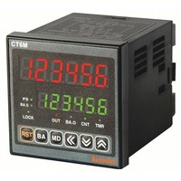 Compteur Ct6m-1p2 &amp;   Minuteur, 6 chiffres, LED, sortie relais/NPN, 24-48 VDC/24 VAC, neuf, authentique, en stock, avec une garantie d'un an