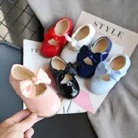 Zapatos rosas de ganchillo para bebé, de alta calidad, flor, suaves