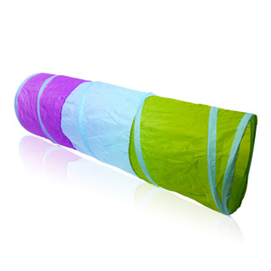 Childrens Three Color Crawling Tunnel Indoor Outdoor <b>Play</b> Tube For Toddlers Early Education <b>Soft</b> Fabric 4-6Y Geometric <b>Shape</b> - Product Image 3