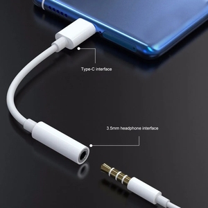 USB Tipe C ke 3.5mm Headphone adaptor DAC Digital Male USB-C ke Female Aux 3.5MM Jack kabel adaptor Audio untuk iPad Pro Huawei