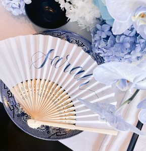 Abanico Artesanal de Bambú Ecológico de Alta Calidad 2026 - Excelente Regalo para Decoración de Bodas - Product Image 1