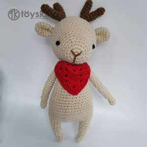 TK 100% fatto a mano Amigurumi Crochet fulvo renna animali cervi giocattoli all'ingrosso - Product Image 1
