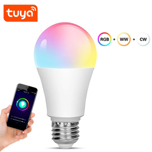 Bombilla inteligente <span class=keywords><strong>LED</strong></span> RGB de 9W, Compatible con <span class=keywords><strong>Alexa</strong></span>, Tuya, asistente de Google, disponible, Multicolor, wifi - Product Image 5