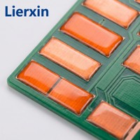 Lierxin LEX-KEYBOARD-MCU OSP Teclado Mecánico PCB de Control Principal de 2 Capas USB-C HID QMK/VIA Conector de Interruptor Intercambiable en Caliente LED por Tecla
