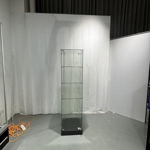 ארון תצוגה מזכוכית מלאה ללא מסגרת, עשוי סיבית MDF, בהתאמה אישית סיטונאית של KEWAY - Product Image 5