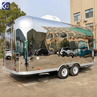 Remorque alimentaire multifonctionnelle CAMPTRL avec équipement de cuisine complet, camionnette alimentaire commerciale, café mobile, chariot de restauration personnalisé