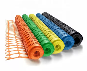 Barrière de sécurité temporaire pour clôture à neige orange 4 'x 100' avec matériau HDPE - Product Image 1