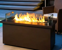 Brûleur à bioéthanol populaire pour foyer extérieur et intérieur, foyer de table, garantie de chauffage de 5 ans