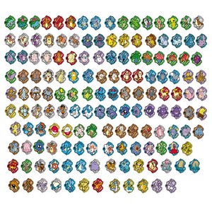 YZ ptcg xác thực pokeoned Sản phẩm chính thức ghép hình câu đố tủ lạnh nam châm đặt Pikachu Mew pokemaned FAN thu thập - Product Image 2