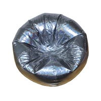Grand fauteuil paresseux géant et moelleux, pouf sac de rangement, avec logo personnalisé, rembourrage inclus et housse lavable pour adultes