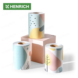 HENRICH <span class=keywords><strong>Essuie</strong></span>-mains <span class=keywords><strong>bio</strong></span> réutilisable 4 6 8 rouleaux 2 plis 60 feuilles de papier de cuisine en pâte de bambou - Product Image 6