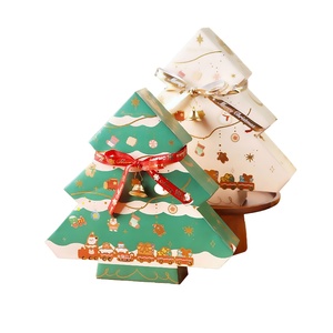 Wholesale High Quality Custom Size <b>Christmas</b> Tree Shaped Paper Packaging Gift <b>Box</b> - Product Image 2