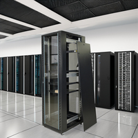 Armoire de serveur réseau en acier 42U approuvée CE 19 \ "au sol Data Center 6U 27U ordinateur Internet Telecom Server Rack