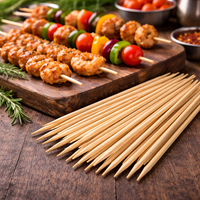Grande Quantité de Brochettes Jetables Biodégradables Écologiques à Marque Blanche (20cm, 25cm, 30cm, 40cm) pour le Camping – Vente en Gros
