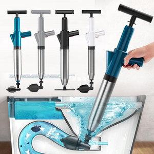 Disotturatore <span class=keywords><strong>WC</strong></span> Bagno ad Aria Compressa, Strumento Manuale per la Pulizia di Tubi Fognari ad Alta Pressione, Rimuovi Ostruzioni per Lavello Cucina, Vasca da Bagno, <span class=keywords><strong>WC</strong></span> - Product Image 1